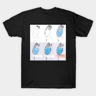 Parakeet - From Sketch to Portrait T-Shirt